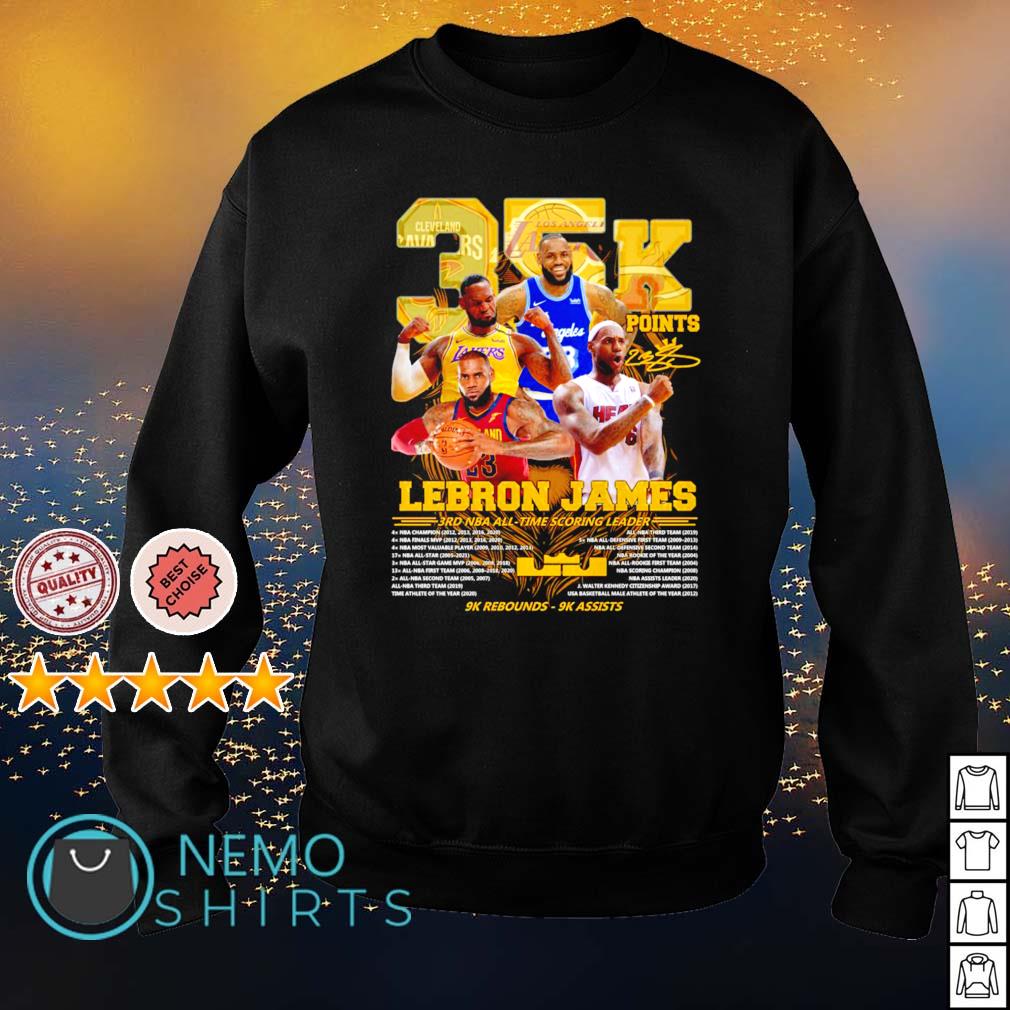 Lebron James Lakers Leading Scorer T-shirt,Sweater, Hoodie, And