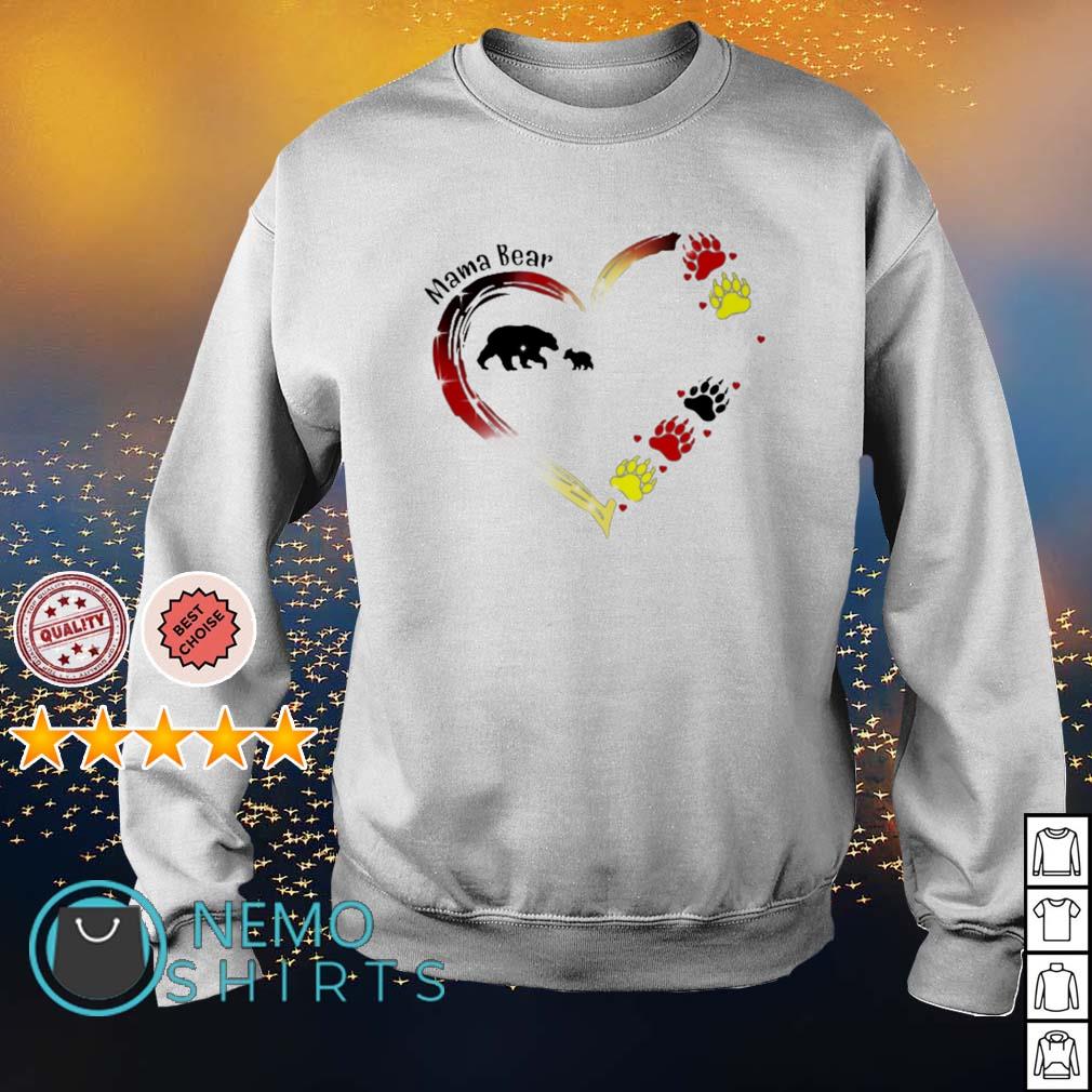 Love heart colors Mama Bear shirt, hoodie, sweater and v-neck t-shirt