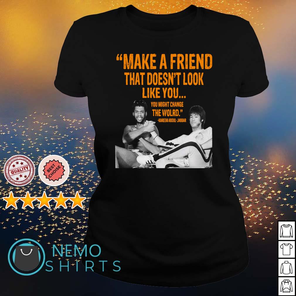 kareem abdul jabbar make a friend shirt