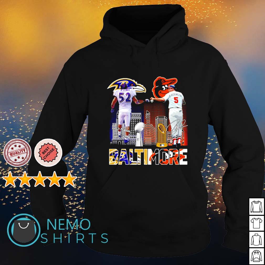 Baltimore Ravens And Baltimore Orioles Logo shirt, hoodie, sweater