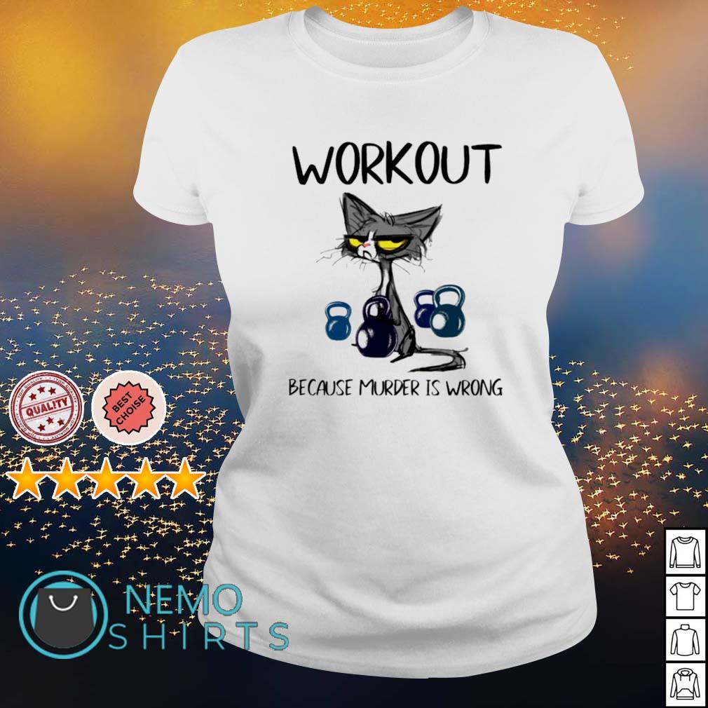cat workout shirt