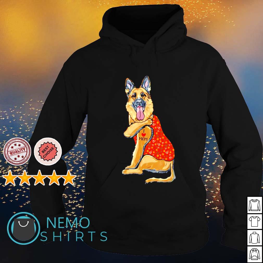 german shepherd mom hoodie