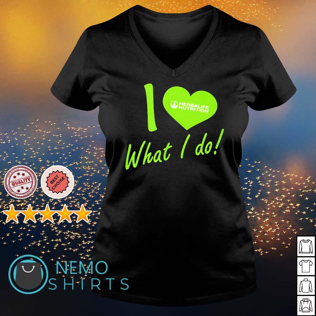 Herbalife Nutrition I Love What I Do Shirt Hoodie Sweater And V Neck T Shirt