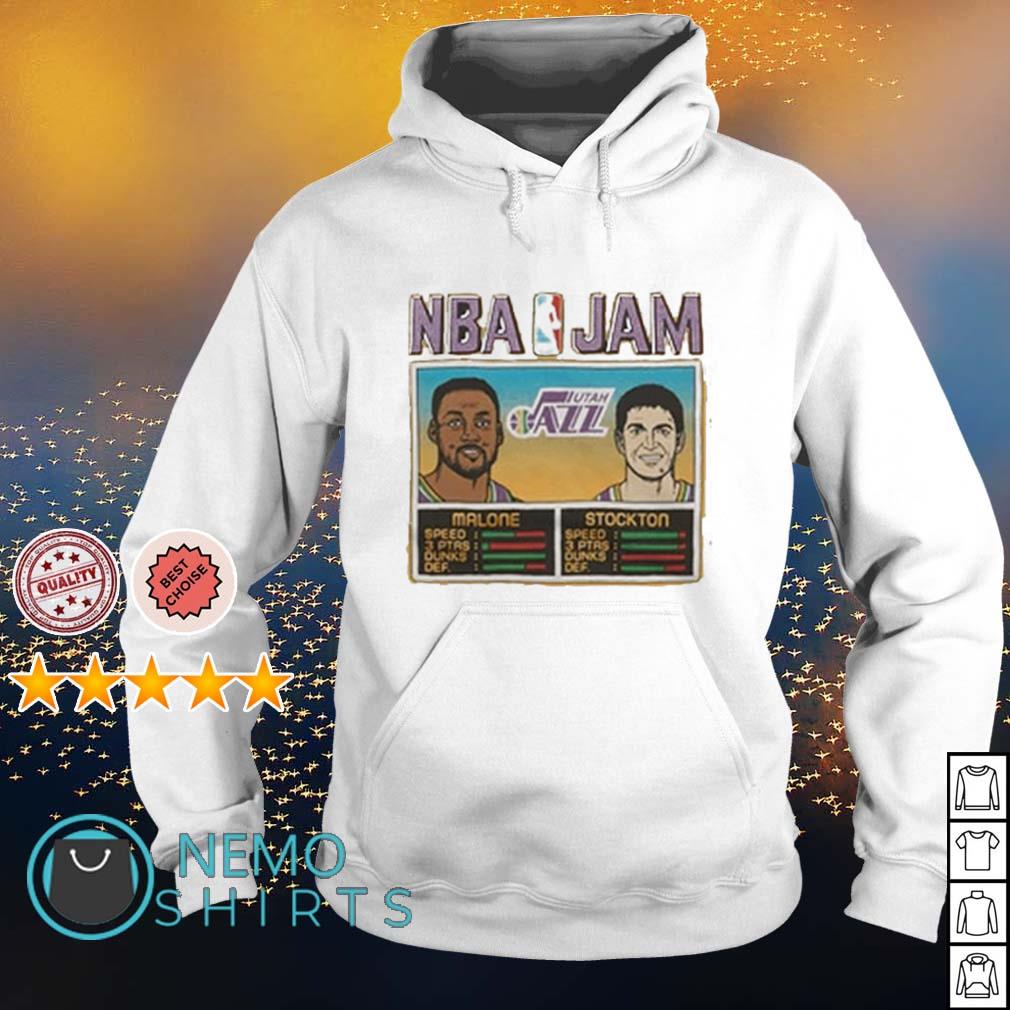 NBA Jam Jazz Malone and Stockton shirt, hoodie, sweater and v-neck t-shirt