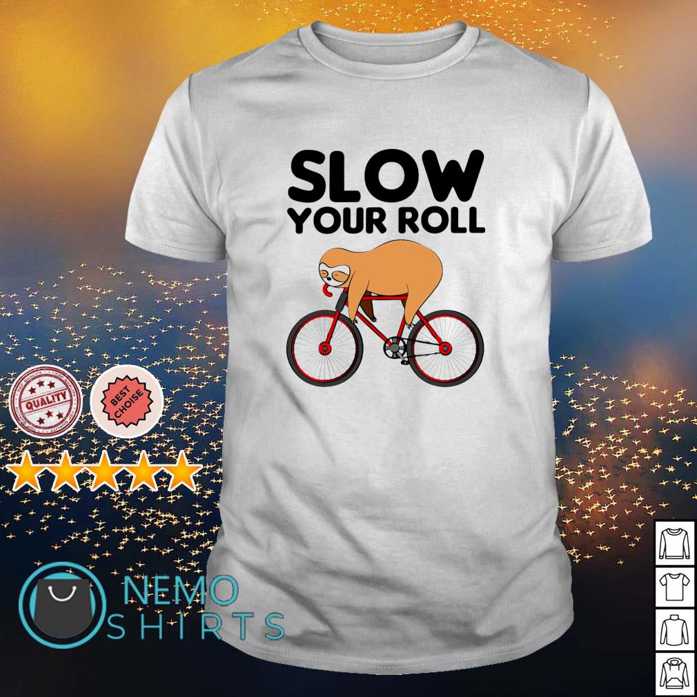 sloth bicycle t shirt