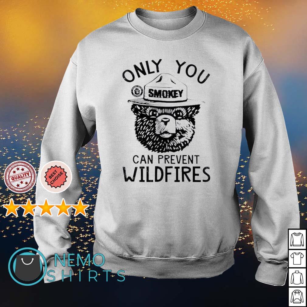 Kids Smokey Bear Only You Can Prevent Wildfires Youth T-Shirt