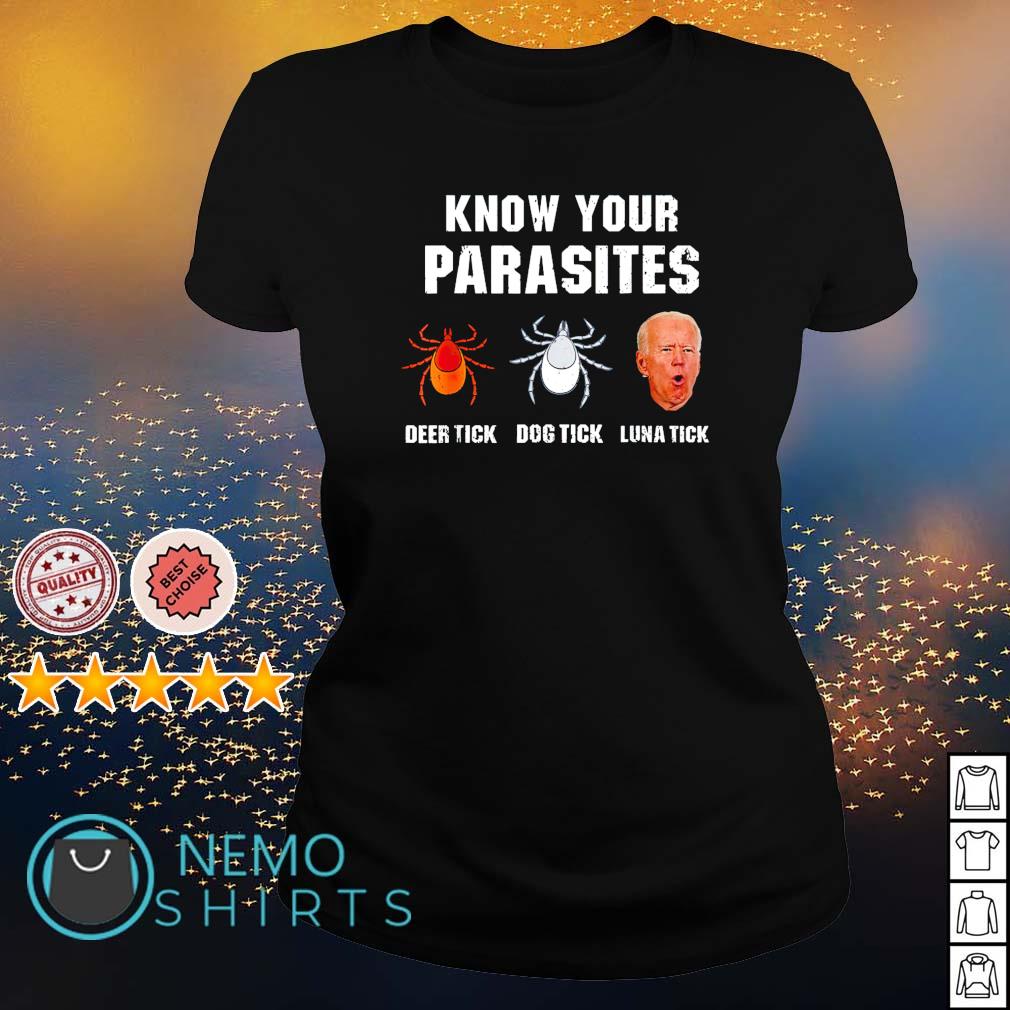 know your parasites luna tick shirt