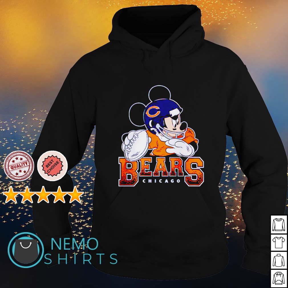 I Love The Bears Mickey Mouse Chicago Bears Sweatshirt 