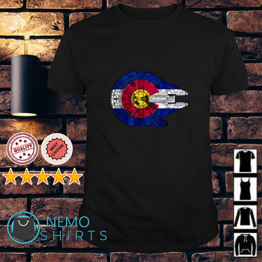 Millennium falcon best sale flag shirt