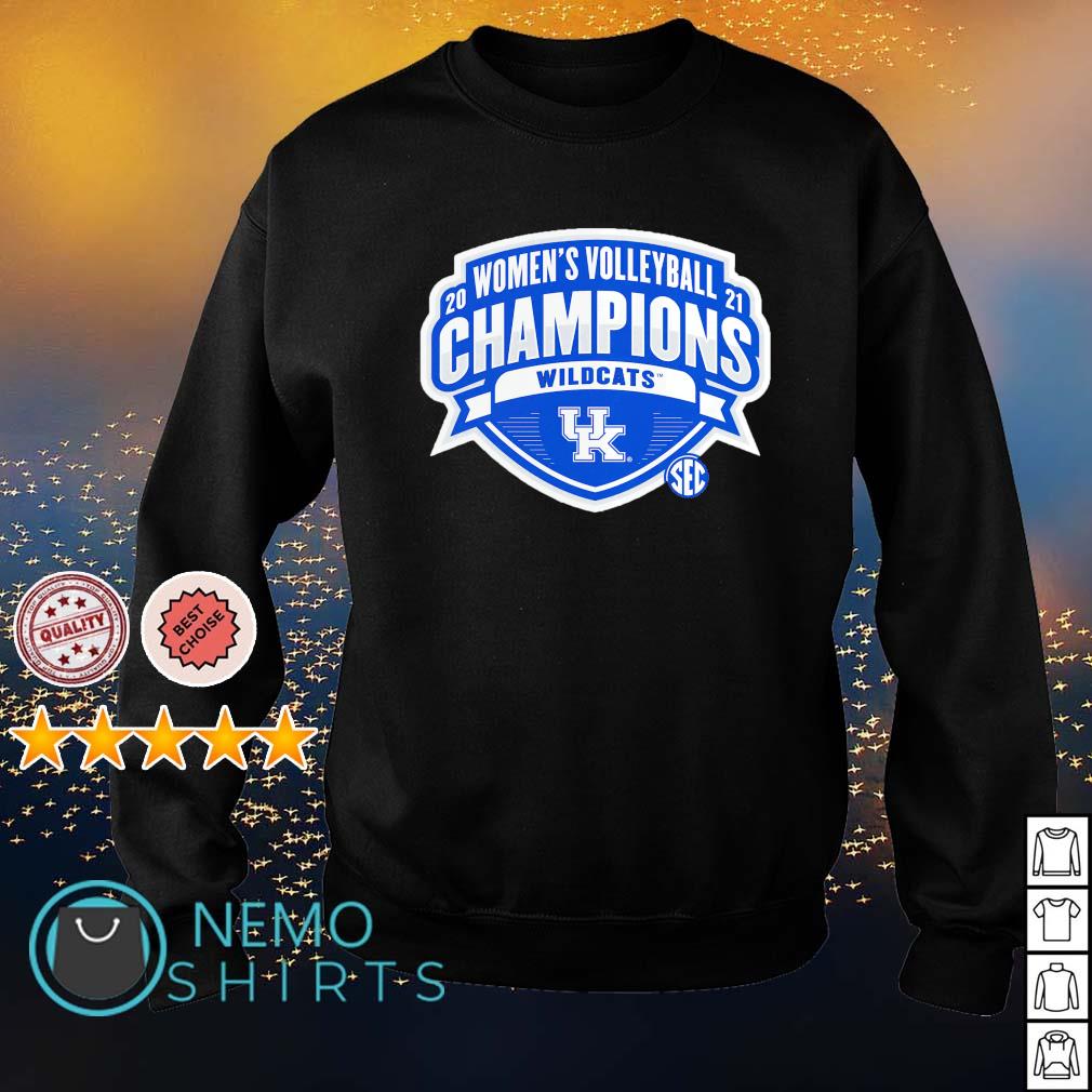 Kentucky Wildcats 2021 women's volleyball champions shirt, hoodie, sweater  and v-neck t-shirt