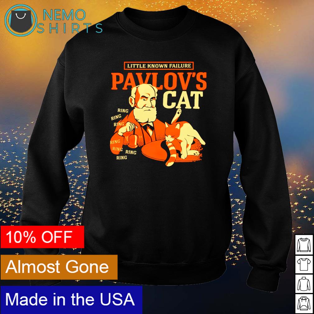 Pavlov's cat shop t shirt