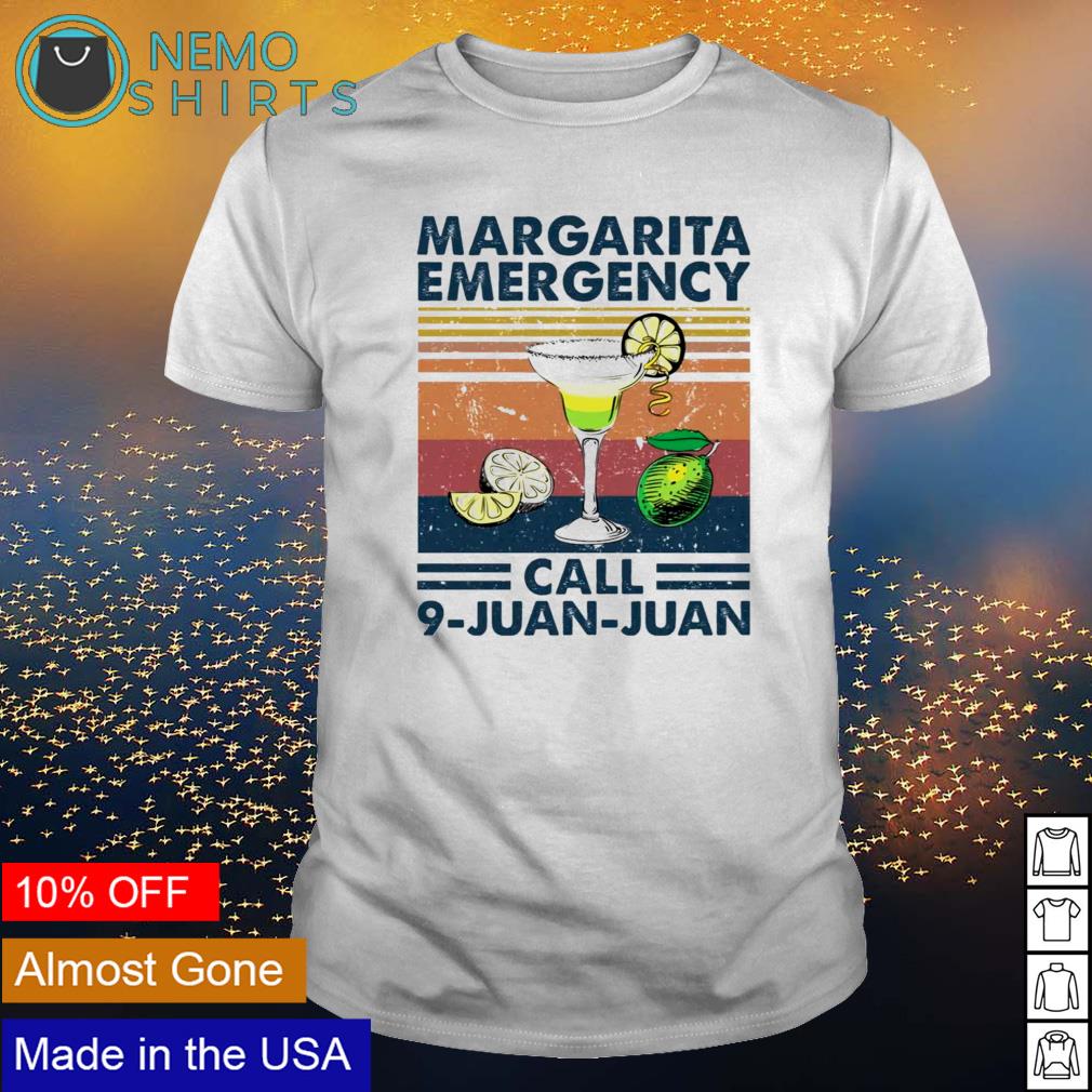 margarita emergency shirt