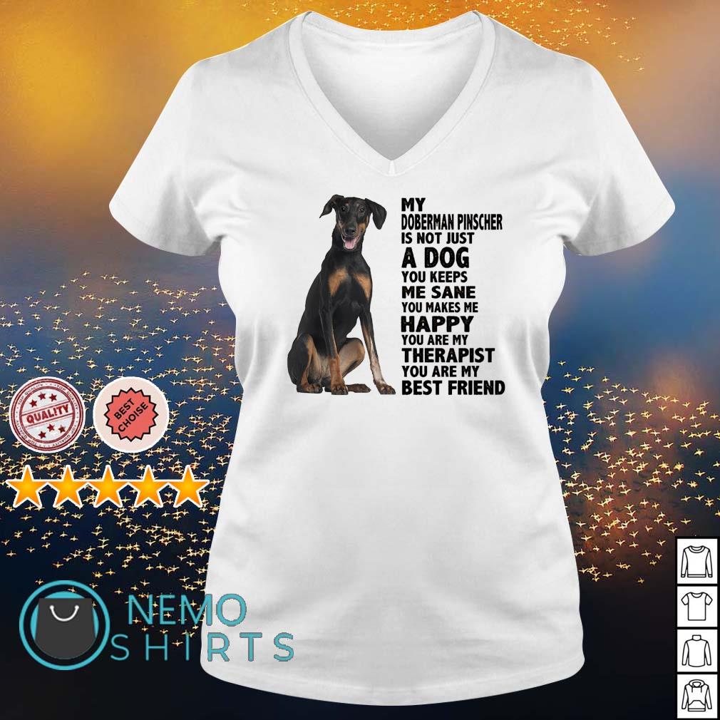 I Will Never Judge You But My Doberman Pinscher Totally Will Dog Sign 5"X10" 
