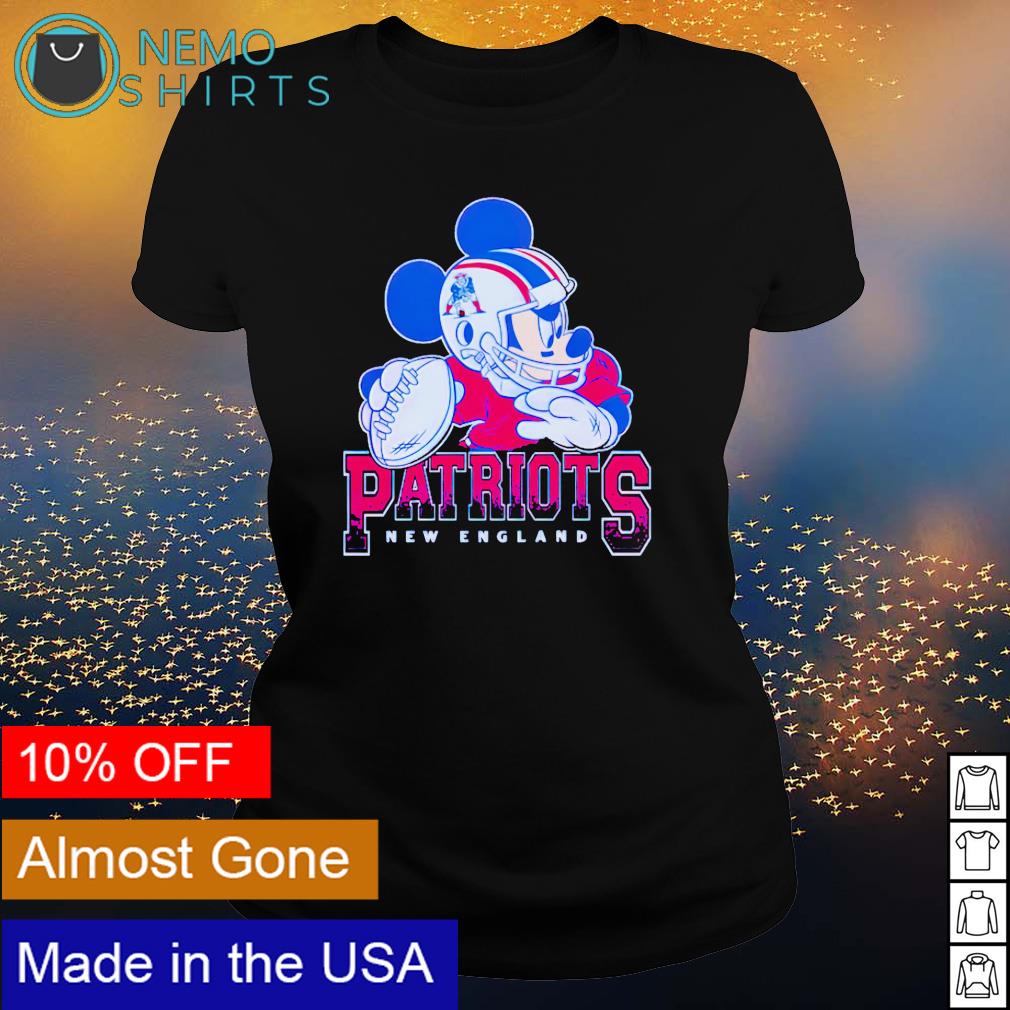 I Love The Patriots Mickey Mouse New England Patriots Youth T-Shirt 