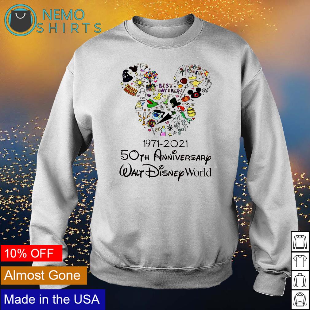 1971-2021 50th anniversary Walt Disney World shirt, hoodie