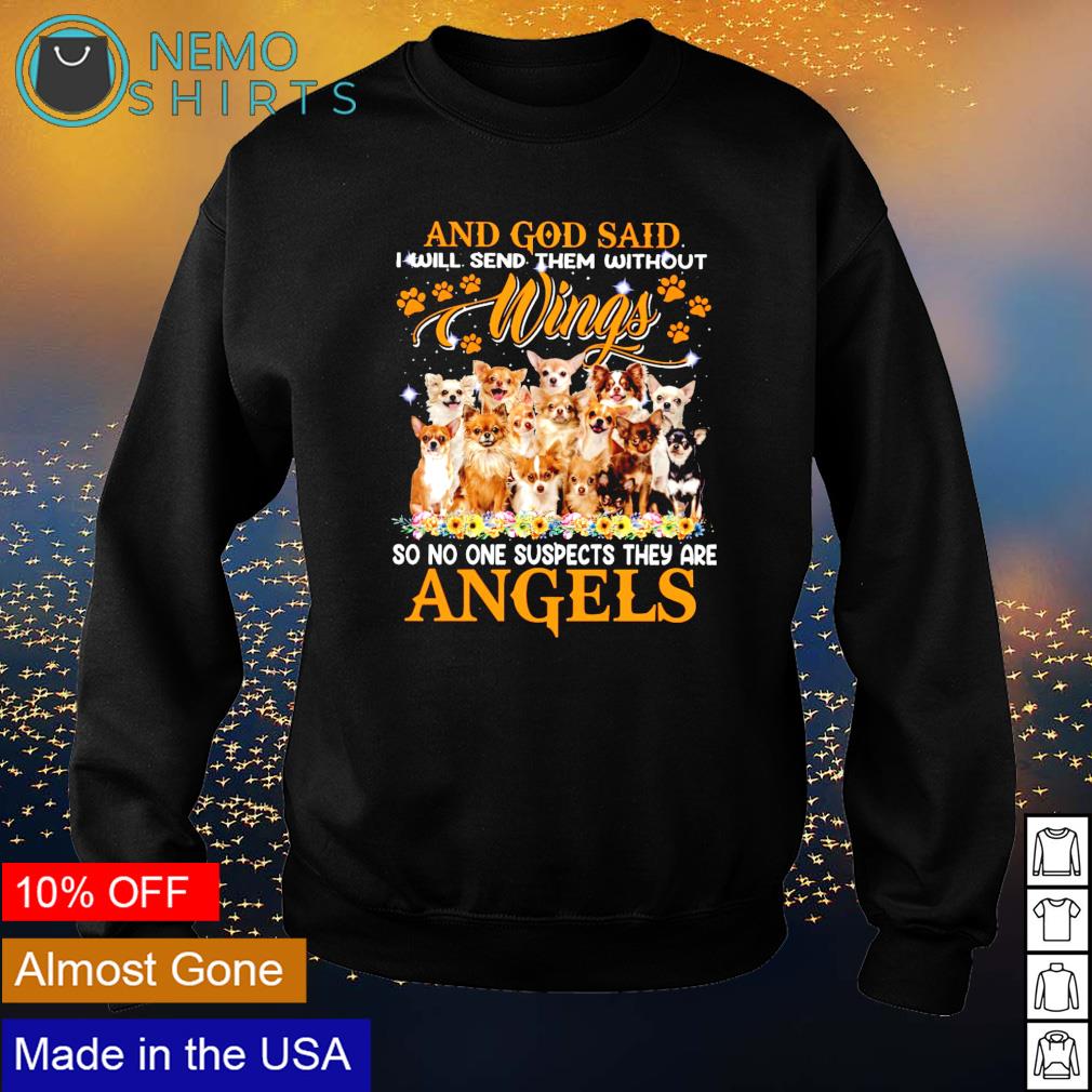 Shirts with store angels on them