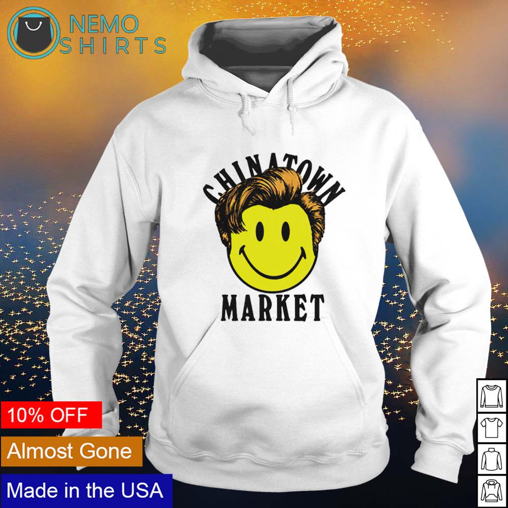 chinatown market back smiley pullover hoodie