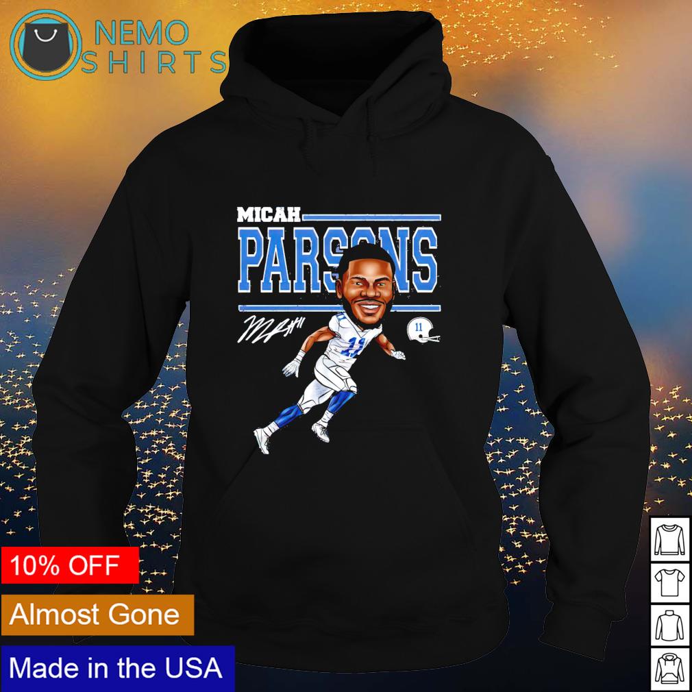 Dallas Football 11 Micah Parsons Cartoon signature shirt, hoodie, sweater  and v-neck t-shirt