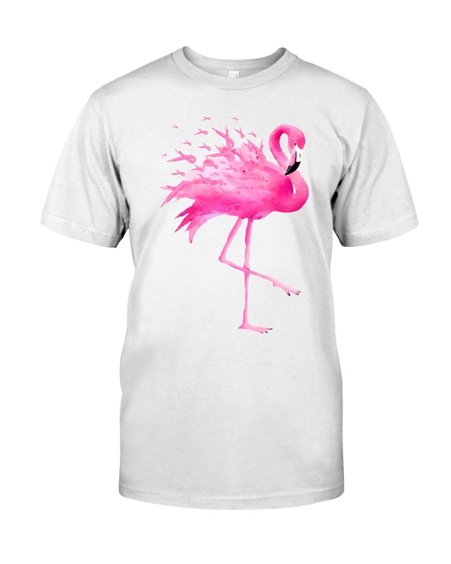 flamingo breast cancer shirts