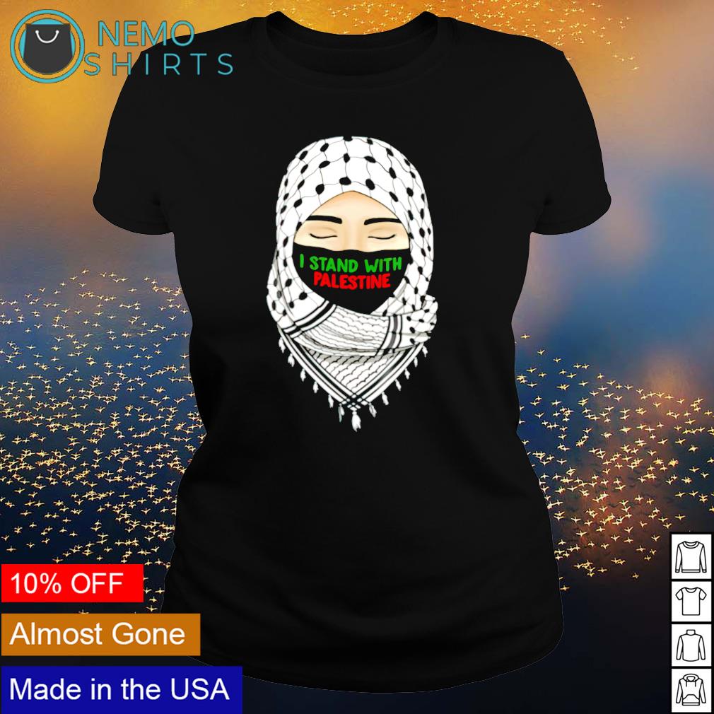 Support I Stand With Palestine Free Palestine Flag Arabic T-Shirt - Buy t- shirt designs