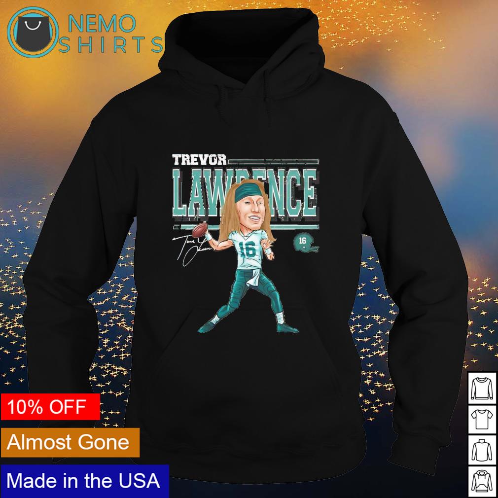 Number 16 Trevor Lawrence signature shirt, hoodie, sweater, long sleeve and  tank top