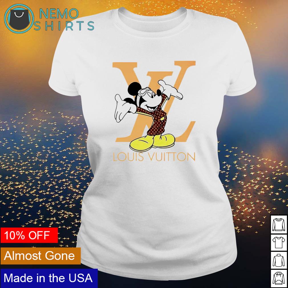 Mickey Mouse Louis Vuitton shirt