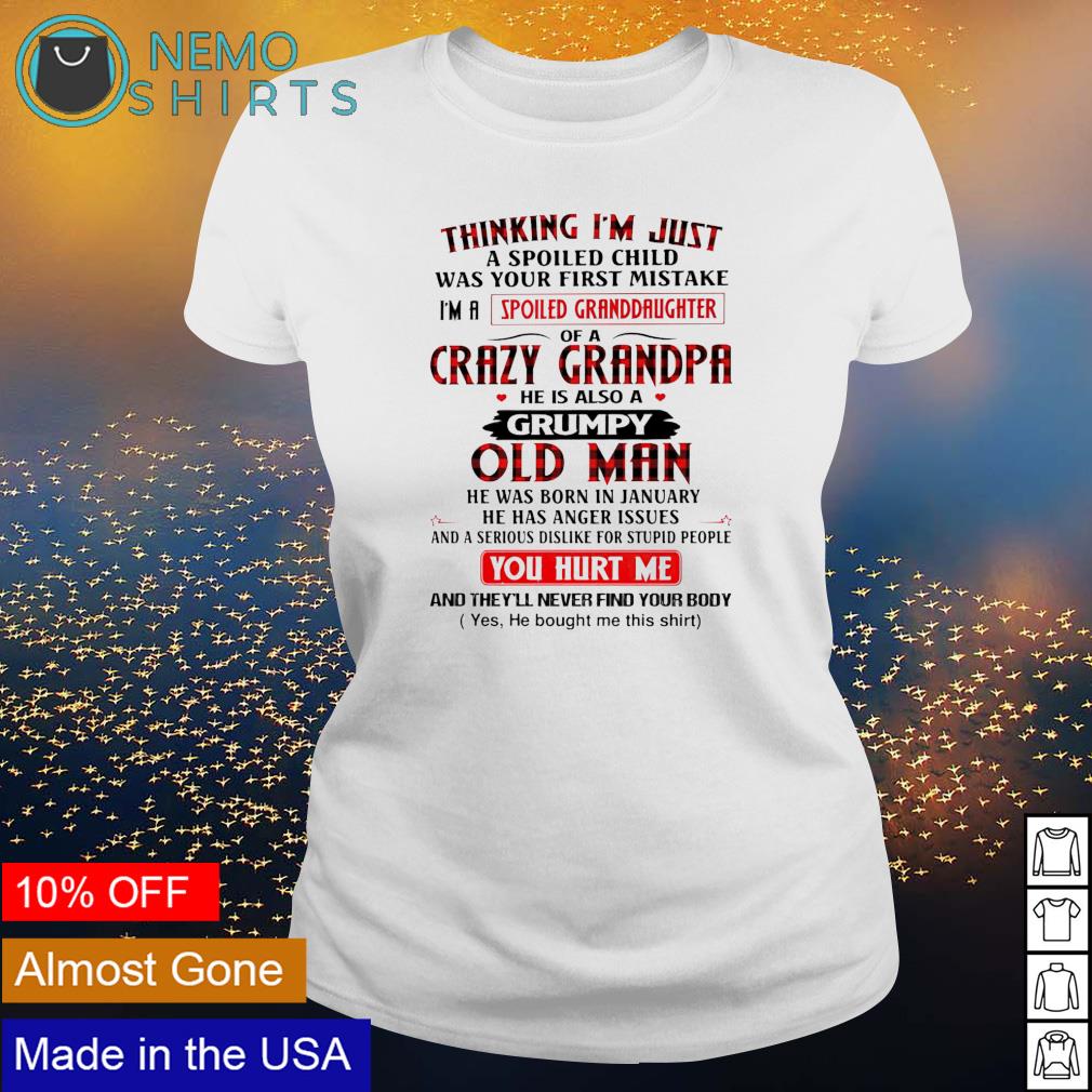 spoiled granddaughter t shirt