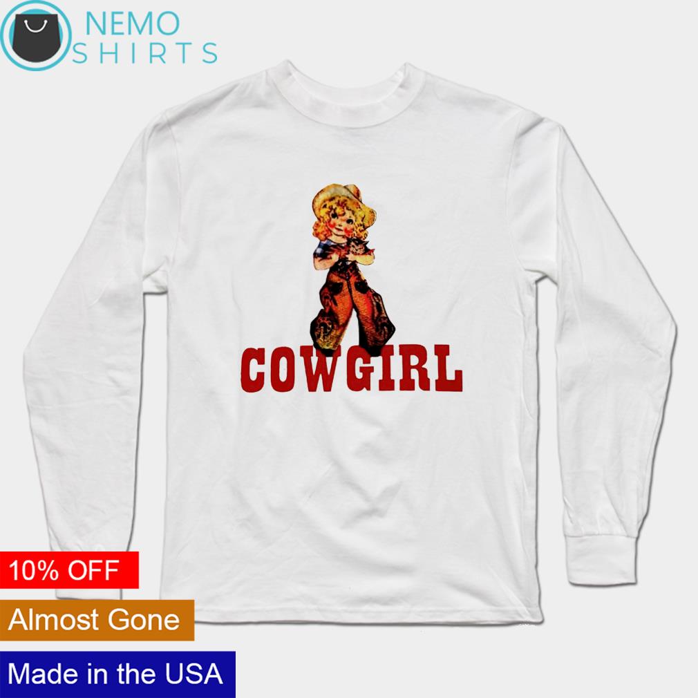 Cowgirl cartoon shirt, hoodie, sweater and v-neck t-shirt