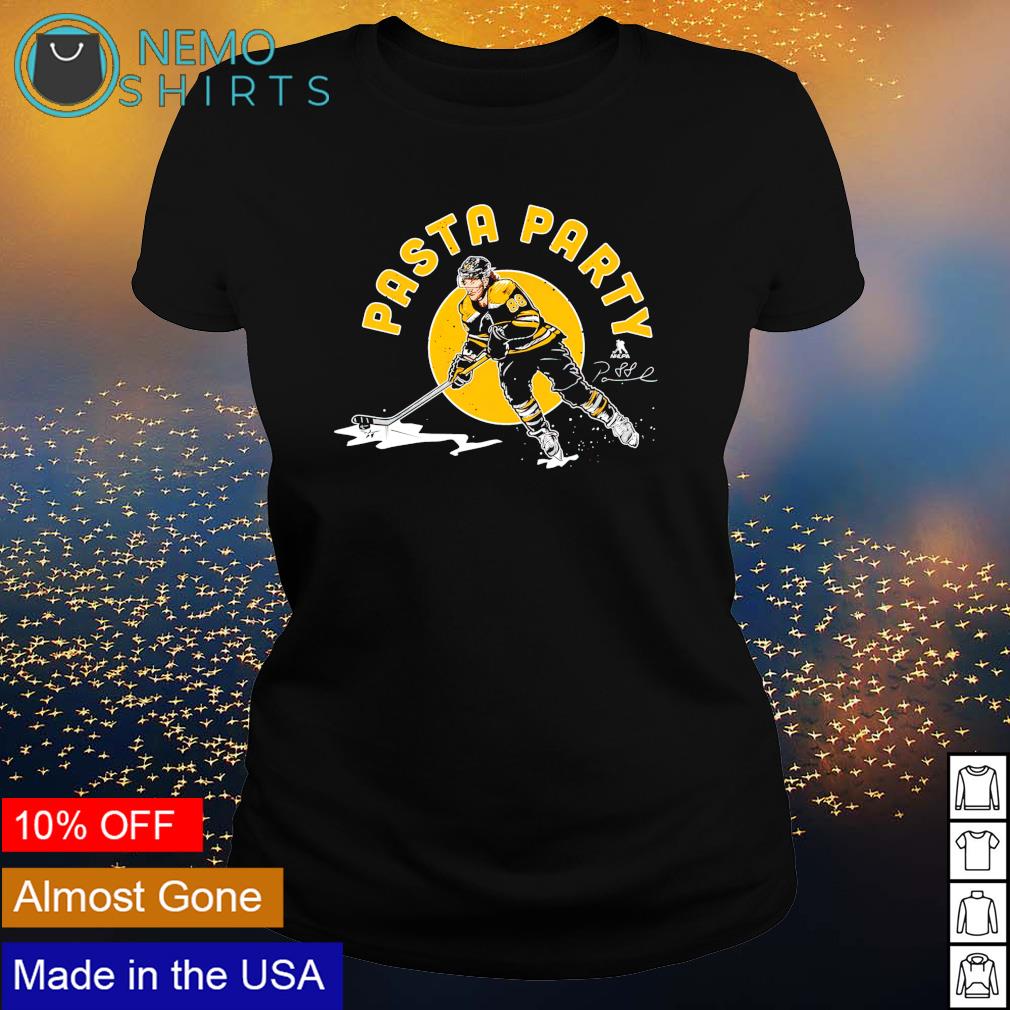 Pastrnak sales pasta shirt