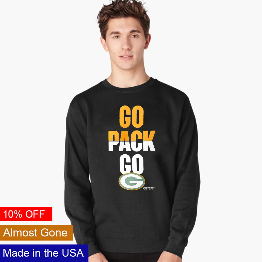 Details about   Green Bay Packers Go Pack Go T-Shirt Men's Tee Shirt Short Sleeve S-5XL