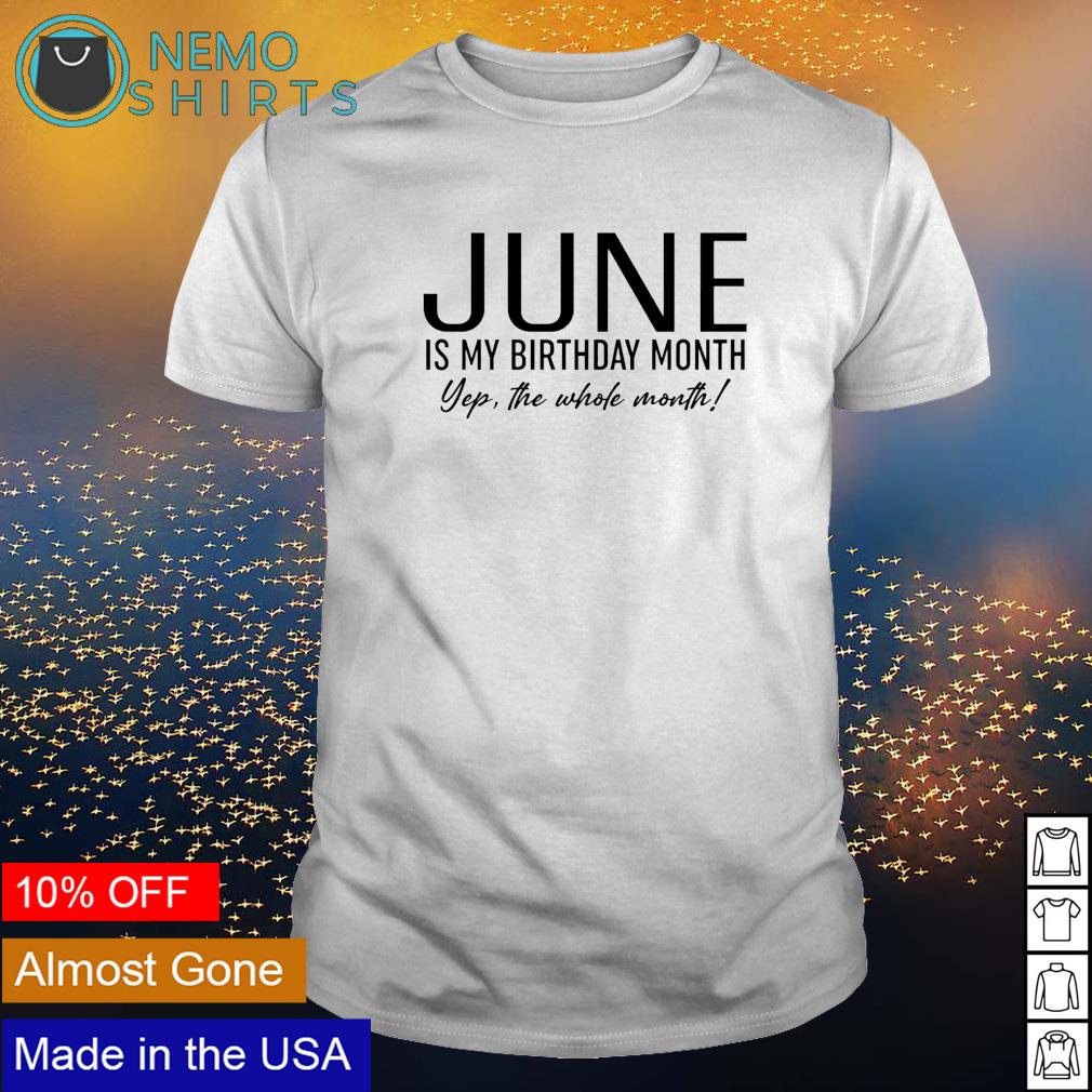 birthday month shirts