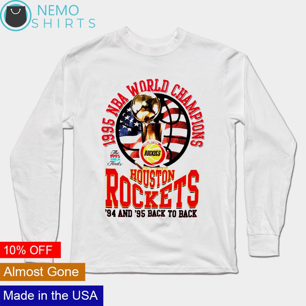 1995 Houston Rockets World Champions NBA Shirt