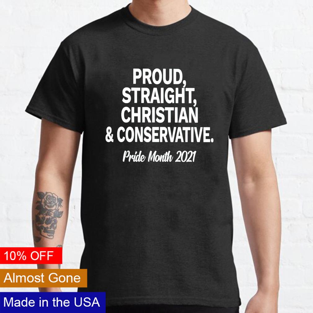 conservative and proud t shirt