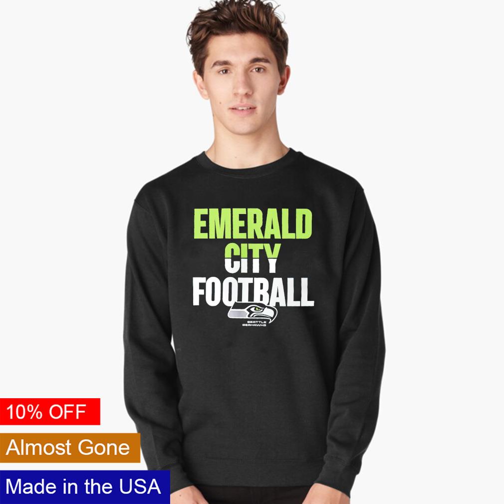 Emerald City Football Logo Seattle Seahawks T-shirt, hoodie, sweater, long  sleeve and tank top