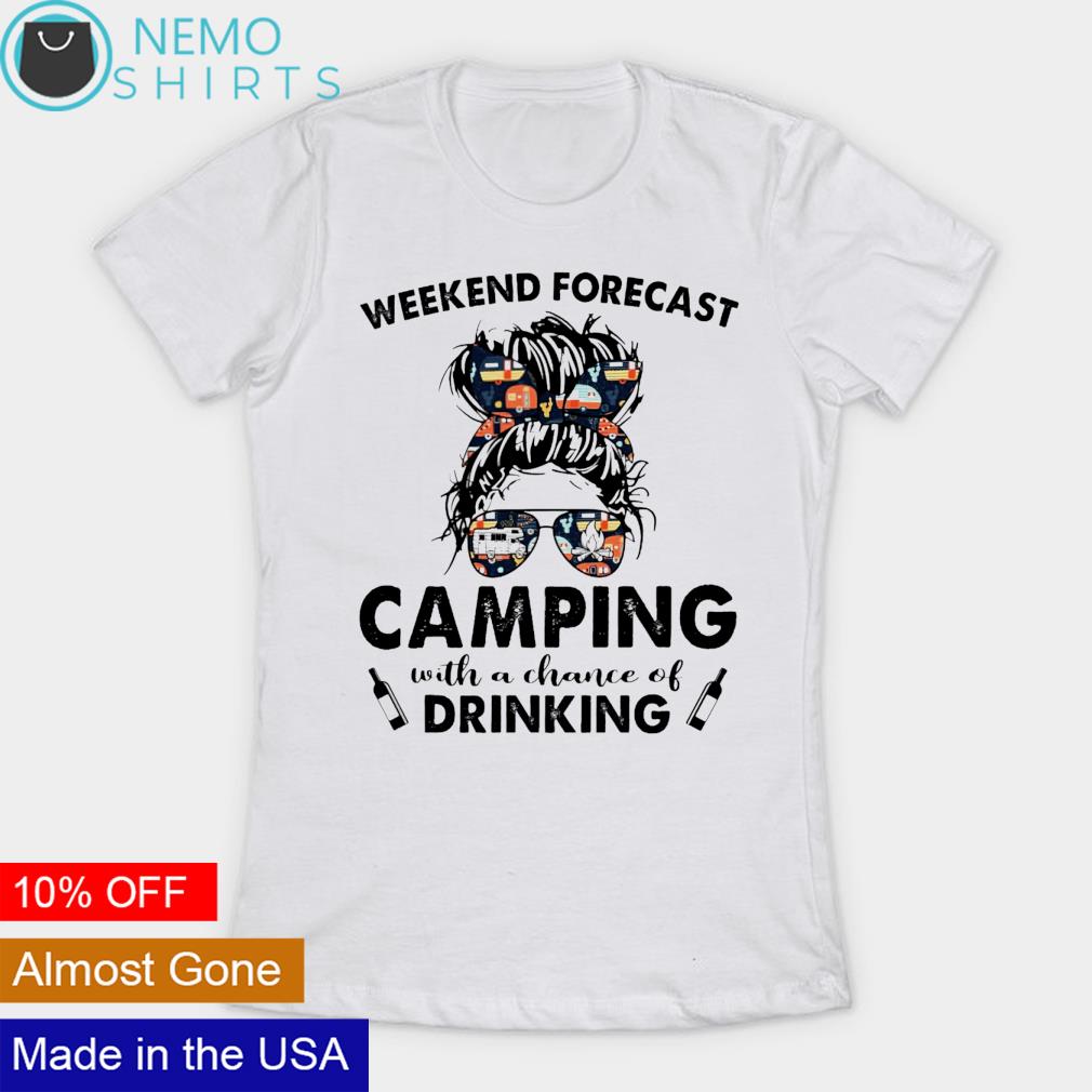 camping and drinking shirts