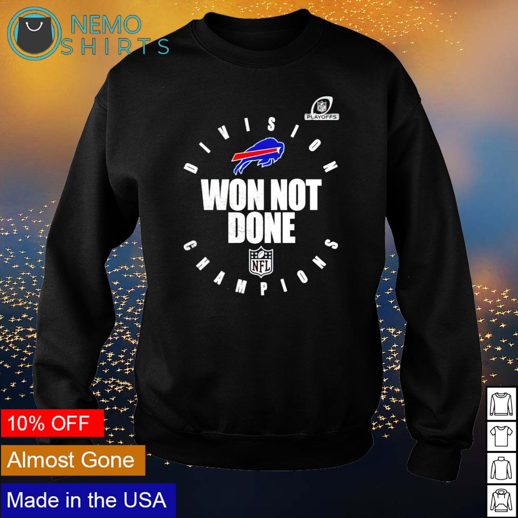 won not done bills sweatshirt