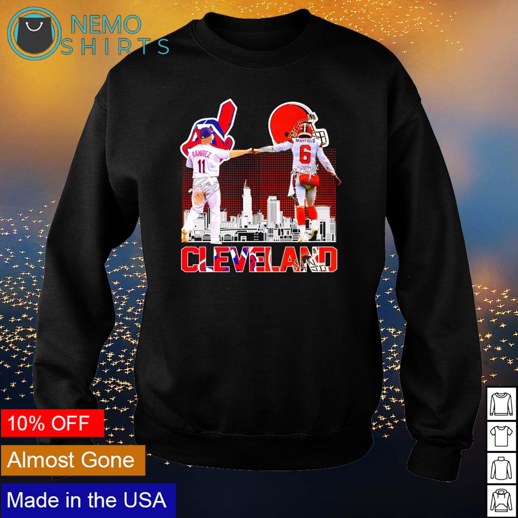 Cleveland Indians And Cleveland Browns Logo Shirt, hoodie, sweater, long  sleeve and tank top