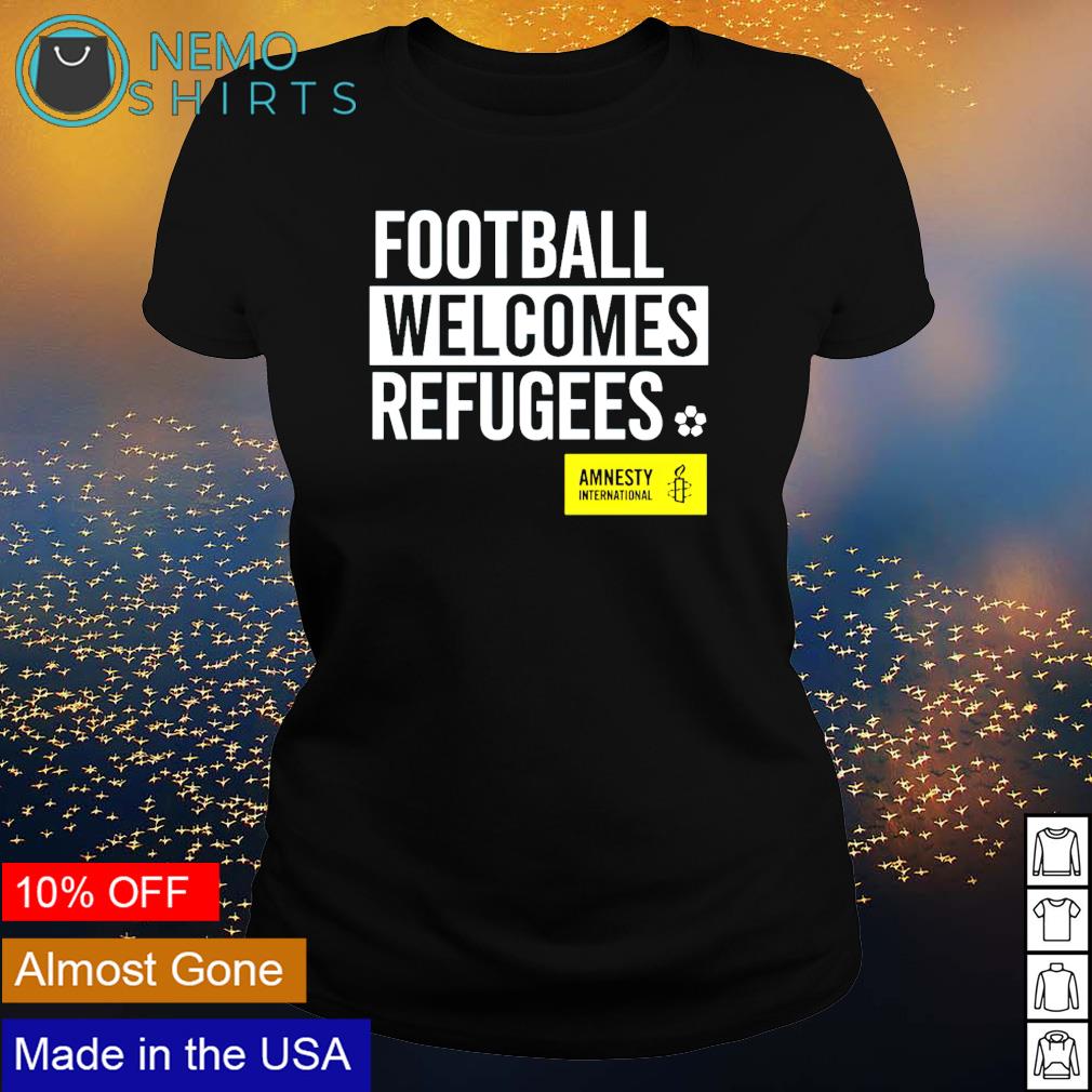 skepsis Guggenheim Museum Fern Football welcomes refugees amnesty international shirt, hoodie, sweater and  v-neck t-shirt