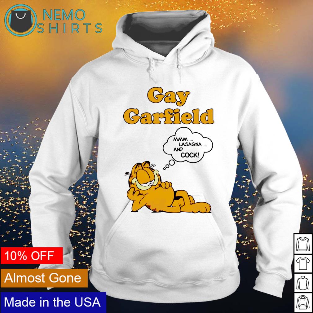 Gay Garfield Mmm Lasagna And Cock Shirt - Bring Your Ideas