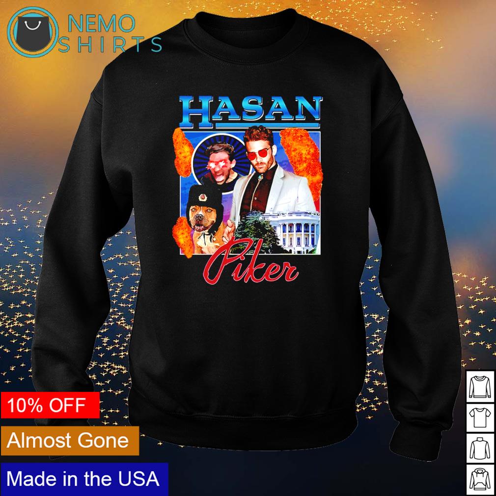 Hasan Piker with dog shirt, hoodie, sweater and v-neck t-shirt