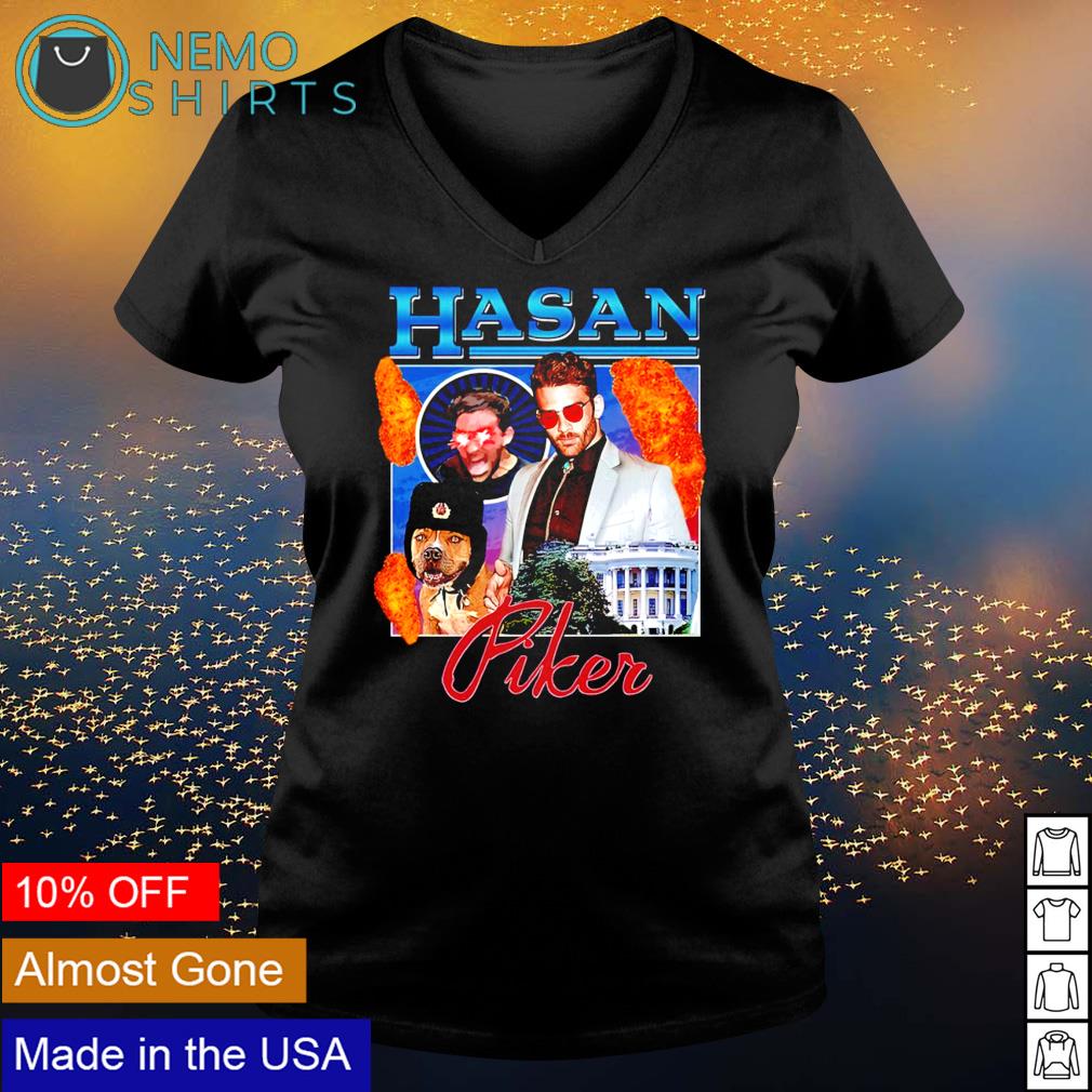 Hasan Piker with dog shirt, hoodie, sweater and v-neck t-shirt