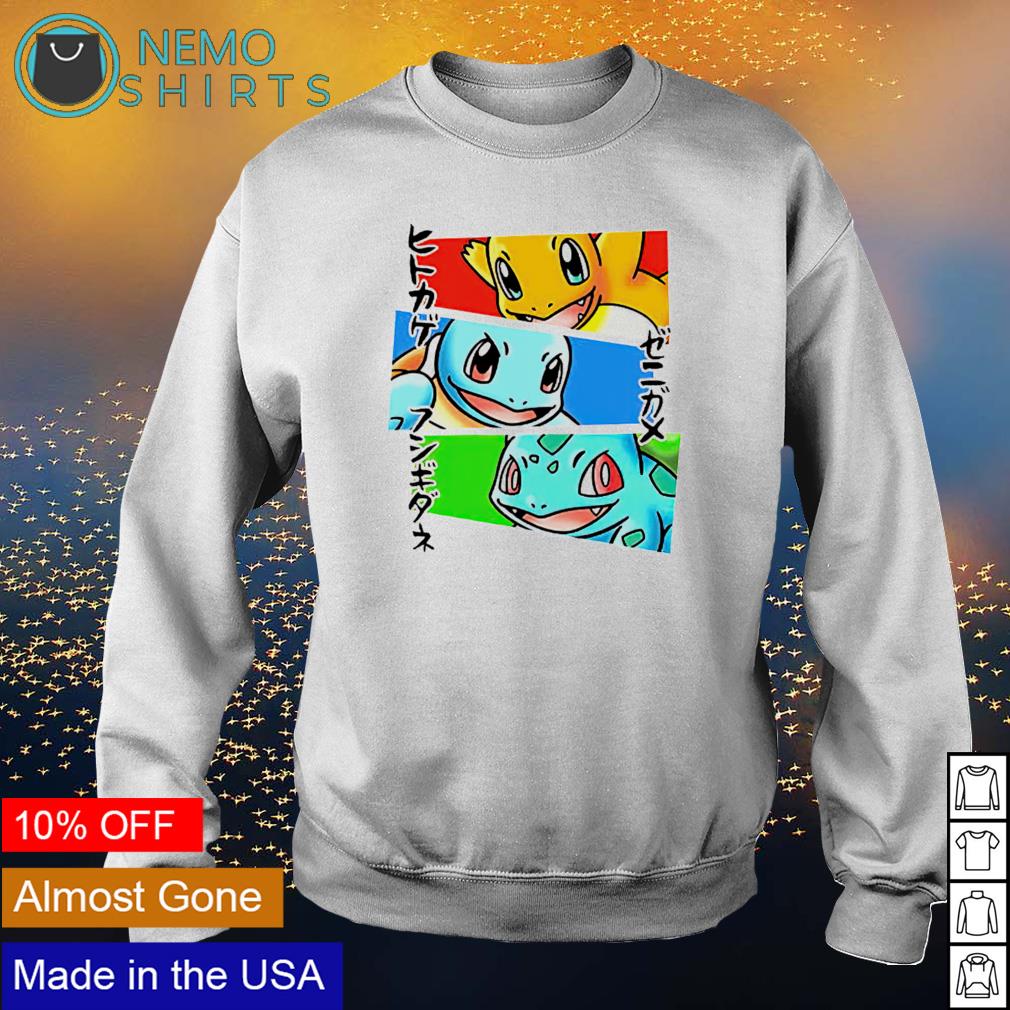 Kanto Japanese Pokemon Hoodie Pokedex 