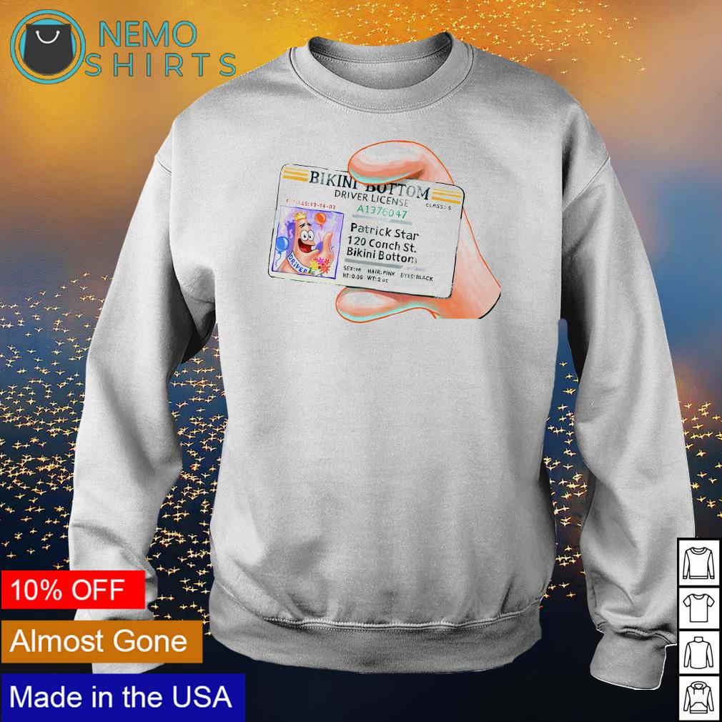 Patrick star best sale license hoodie