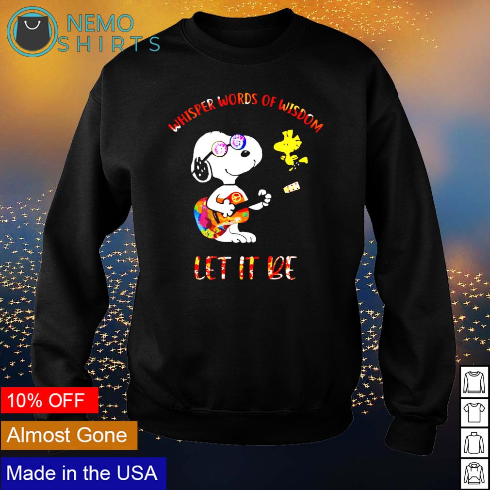 snoopy word tshirt
