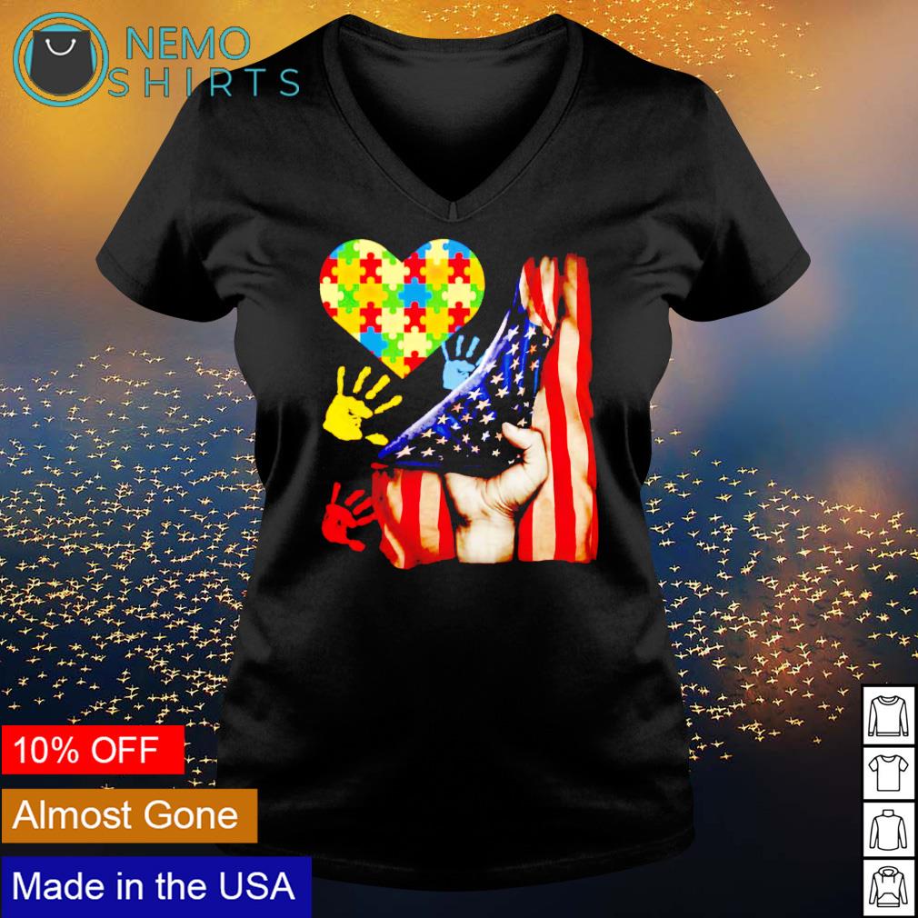 eden tee Autism Awareness Shirts Autistic Grandfather Puzzle Heart Hoodie 
