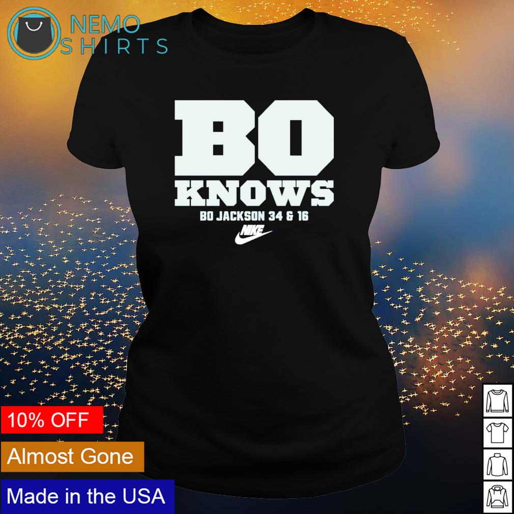 Bo Jackson Nike bo knows shirt, hoodie, sweater and v-neck t-shirt