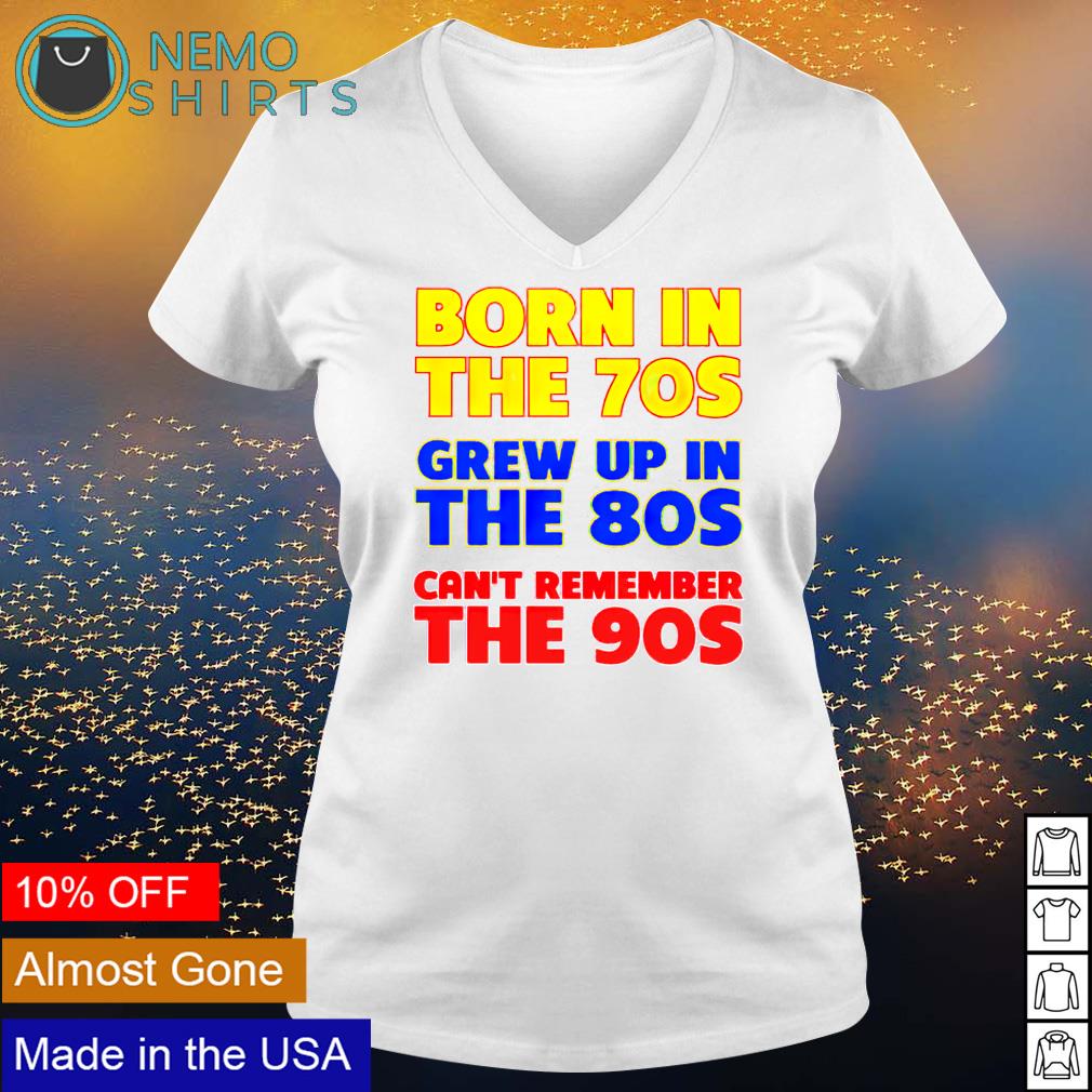 T shirt born discount in the 80's