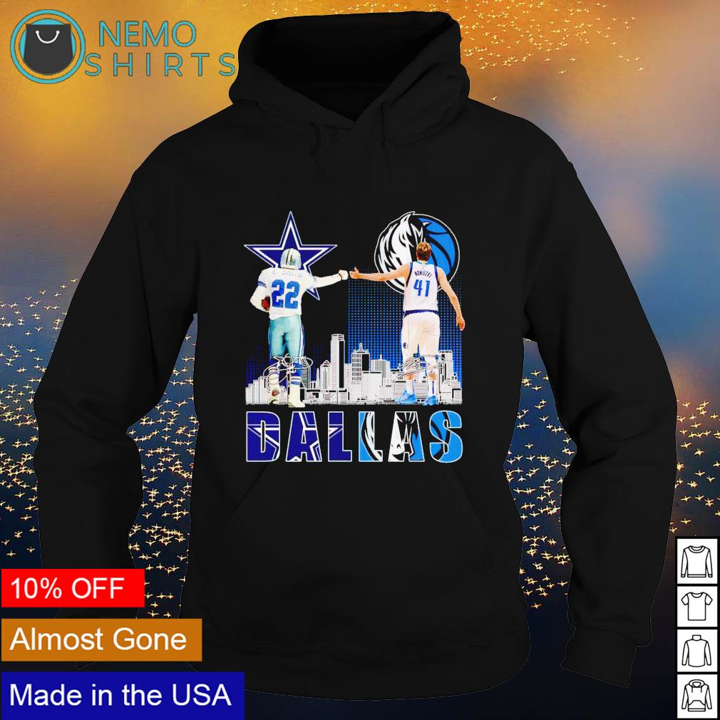 Dallas Cowboys and Dallas Mavericks champion Smith and Nowitzki shirt,  hoodie, sweater and v-neck t-shirt