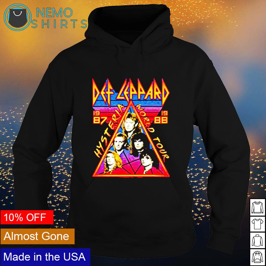 Def leppard hysteria online hoodie