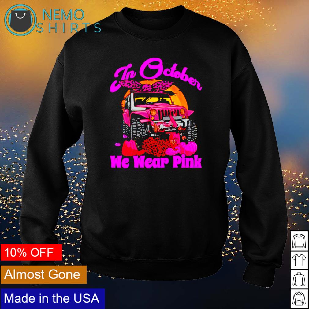 jeep breast cancer shirt